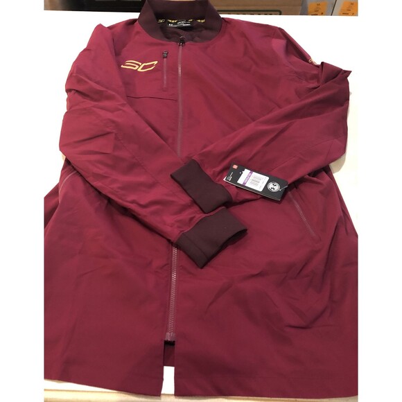 Under Armour Stephen Curry  basketball Jacket  XLT Men's Full Zip Varsity NEW - Picture 2 of 6